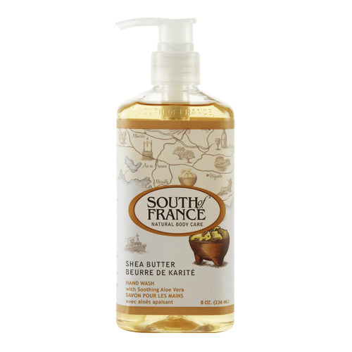 South Of France Hand Wash Shea Butter With Soothing Aloe Vera 8 Oz